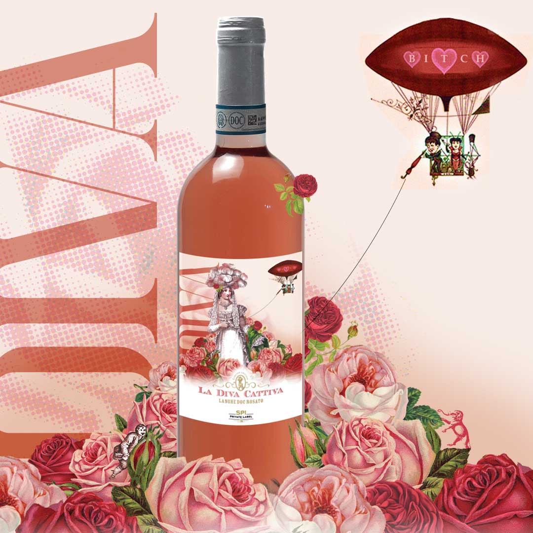 Langhe doc Rosato - la diva cattiva - la grande diva