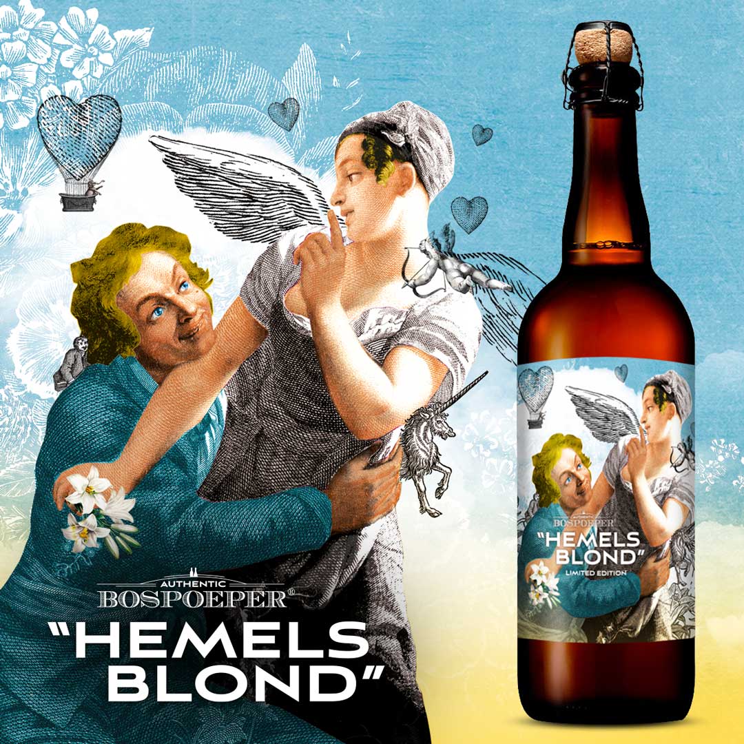 Bospoeper bier hemels blond